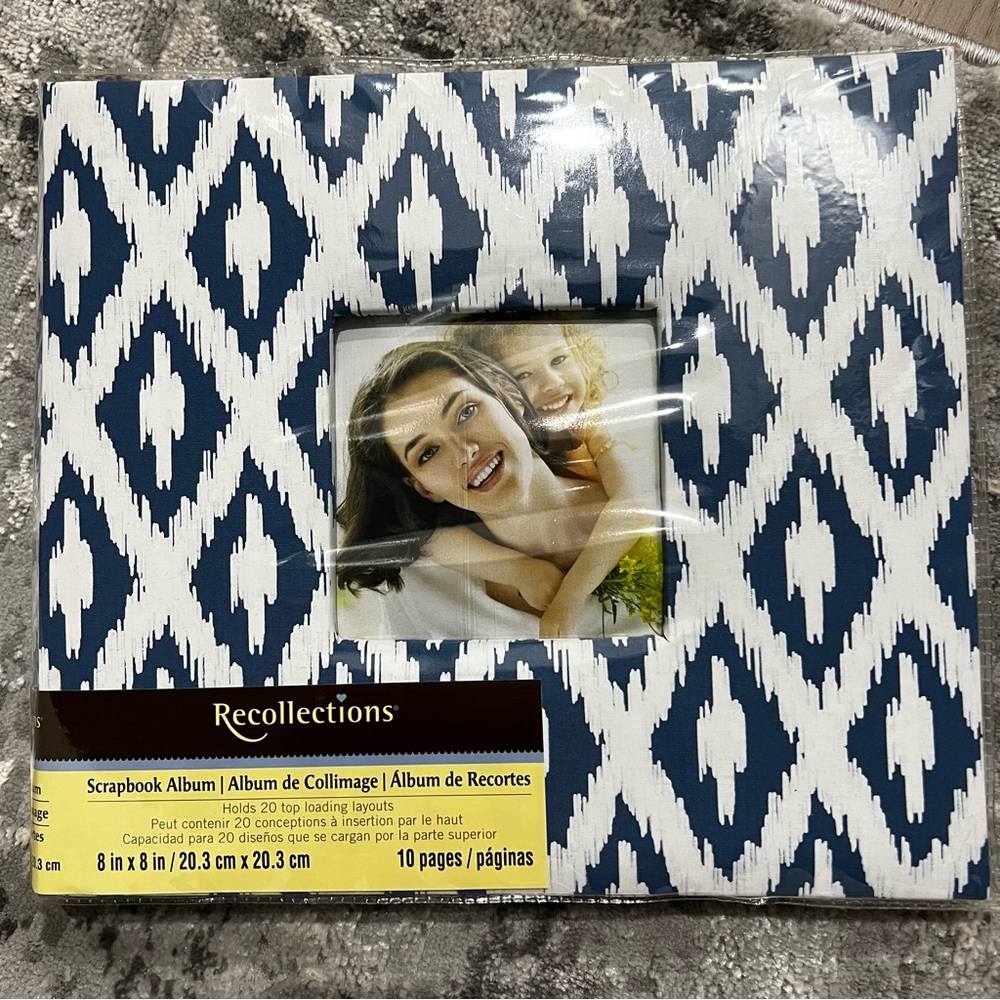 RECOLLECTIONS Scrapbook Album Diamond Pattern